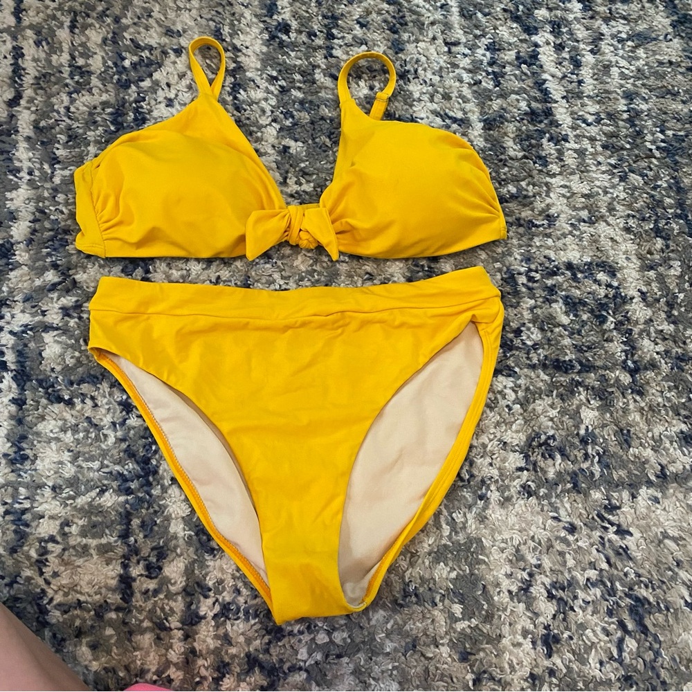 golden bikini set